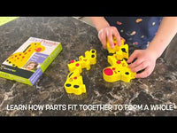 ZOO PUZZLE – Giraffe 3D Wood Chunky Puzzle