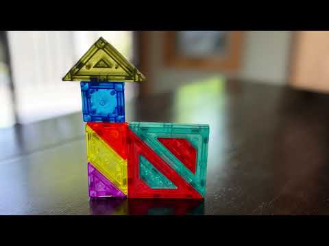 MAGNETIC 9-PIECE TANGRAM Puzzle Challenge