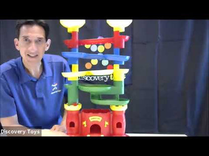 CASTLE MARBLEWORKS Chime Ball Drop Tower Toy