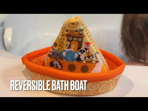 REVERSIBLE BATH BOAT Waterproof Toy