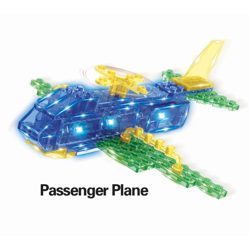 CRYSTAL BRIX 3-in-1 Light Up Aircraft - Discovery Toys