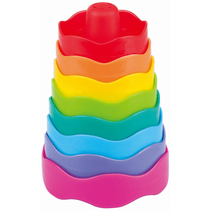 STACK & SPIN - Spinning Tops for Toddlers - Educational Toy 2 - 3 Years - Discovery Toys