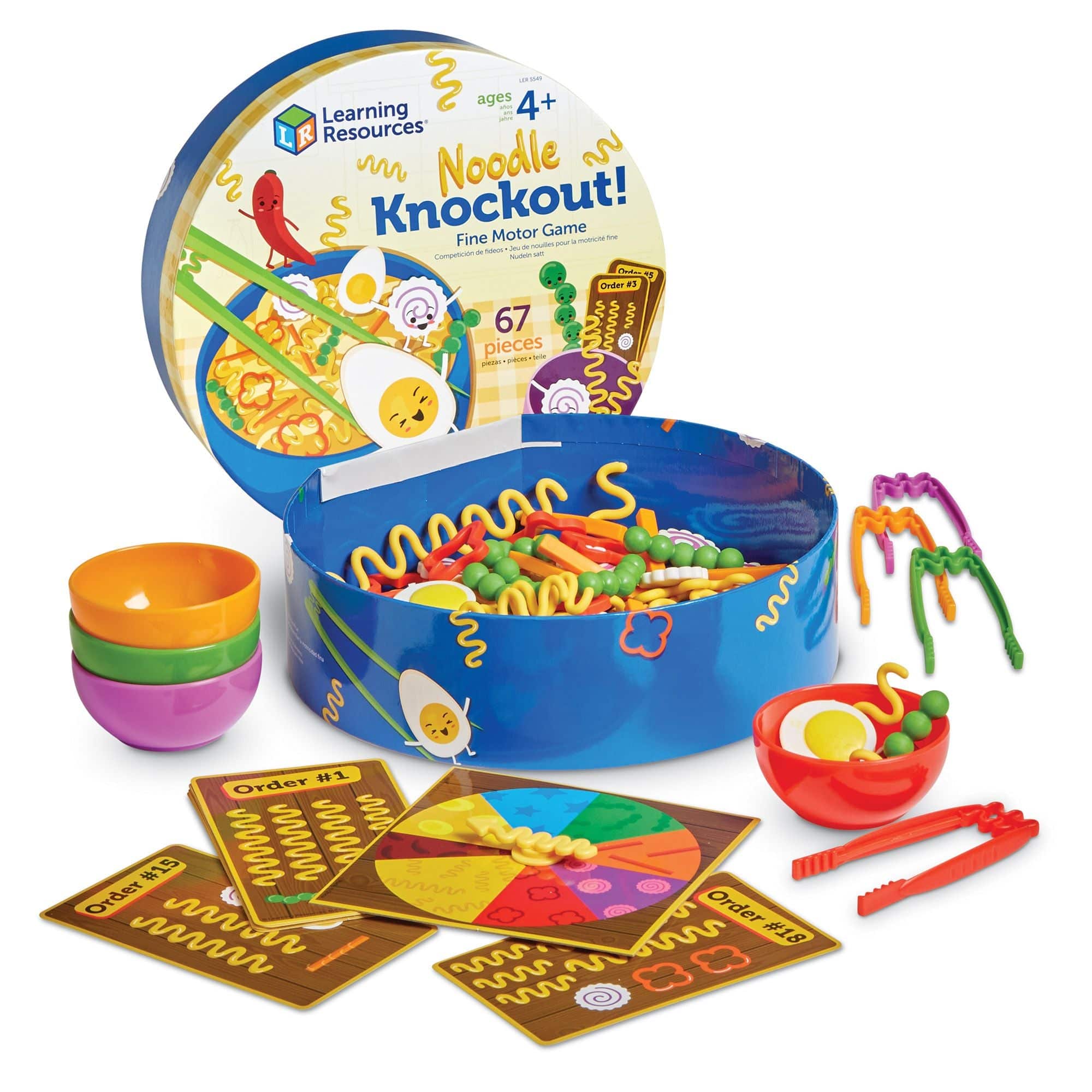NOODLE KNOCKOUT! Fine Motor Game - Family Game 4 Years & Up - Discovery Toys