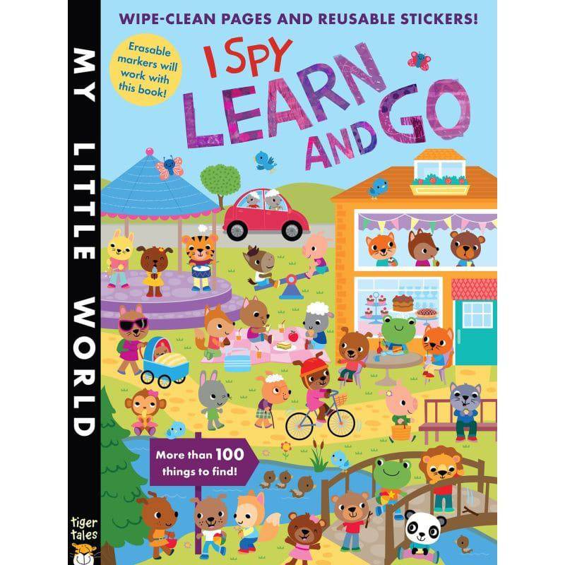 I SPY LEARN AND GO - Wipe Clean Activity Boook Preschool 3 Years & Up - Discovery Toys