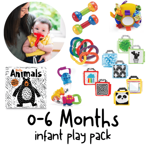 0-6 MONTHS INFANT PLAY PACK - New Baby Gift Set - Discovery Toys