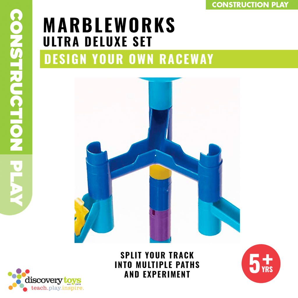 MARBLEWORKS ULTRA GRAND PRIX SET Racing Marble Run Discovery Toys