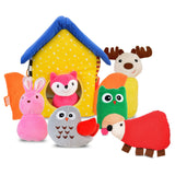 HIDE INSIDE COTTAGE Plush Sensory Activity Set