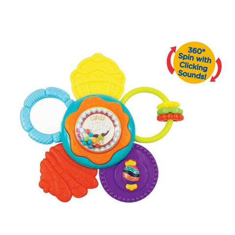 STICK & SPIN FLOWER Highchair Infant Baby Toy - Discovery Toys