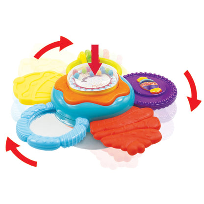 STICK & SPIN FLOWER Highchair Infant Baby Toy - Discovery Toys