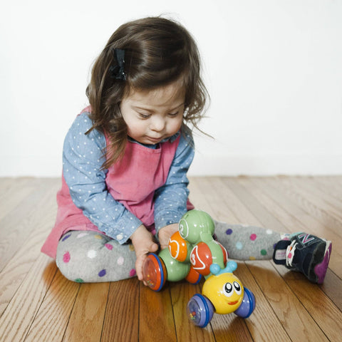 GO GO CATERPILLAR Press & Go Toy - Discovery Toys