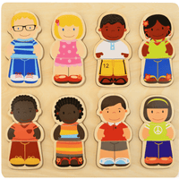 WE ALL BELONG CHUNKY Inclusive Toy Special Needs Wood Chunky Puzzle - Discovery Toys