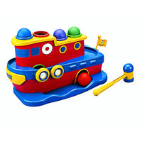 HAMMER AWAY! Toddler Hammer Ball Banging Bench Toy - Discovery Toys