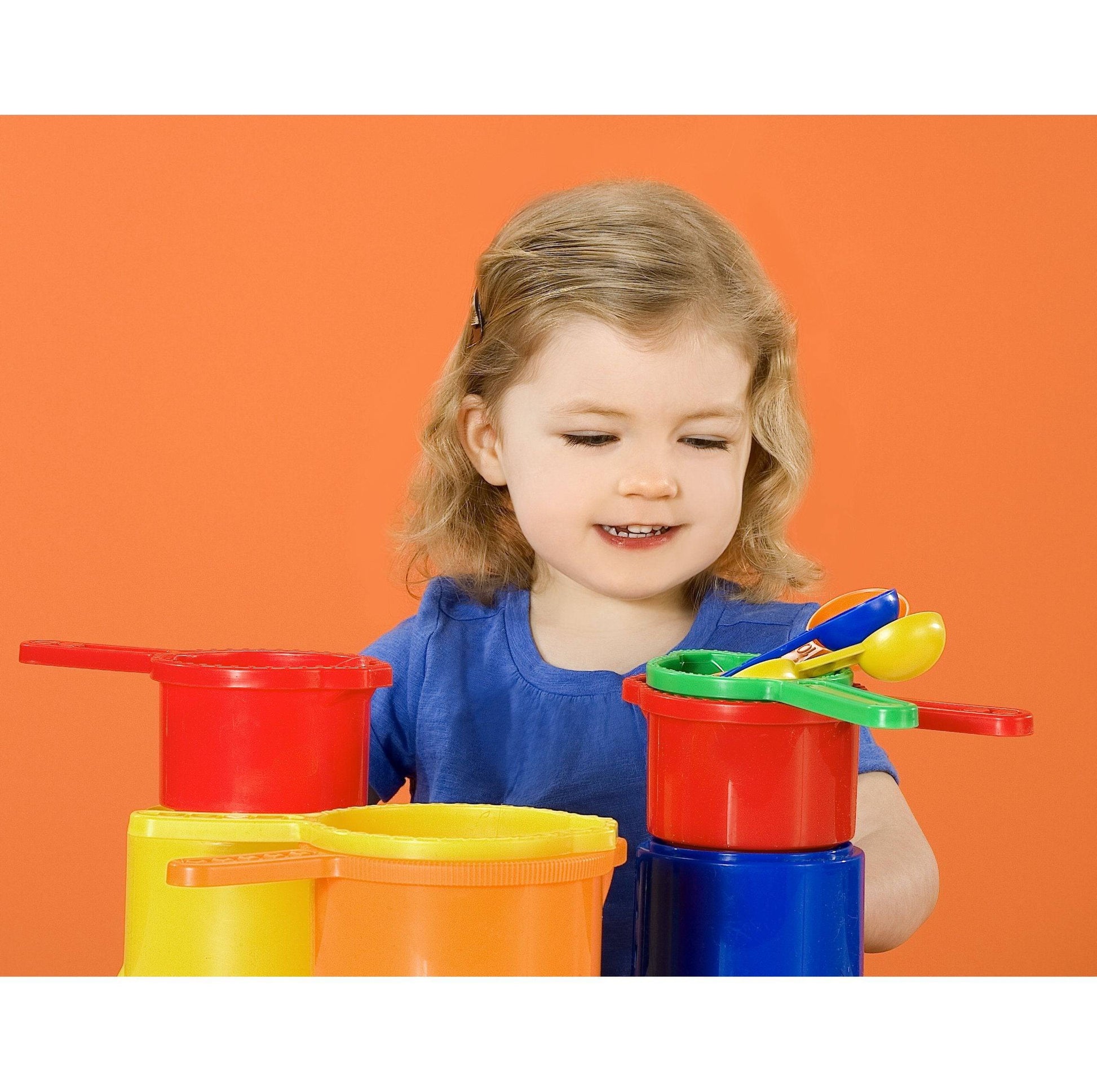 MEASURE UP! POTS & SPOONS  Stacking Educational Toy - Discovery Toys
