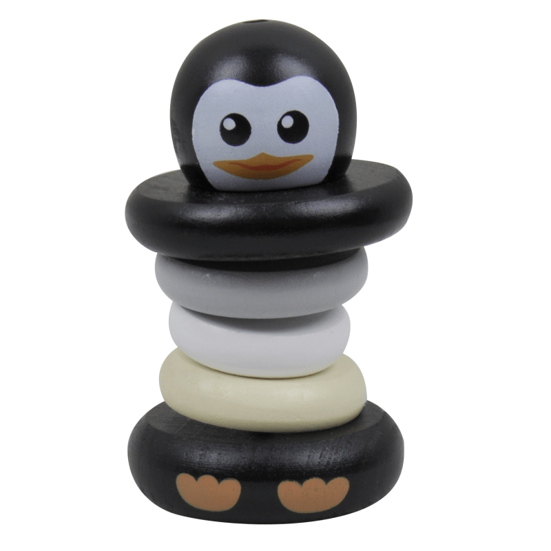 PENGU Wooden Infant Rattle Sensory Toy - Discovery Toys