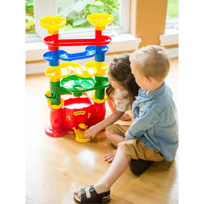 CASTLE MARBLEWORKS Chime Ball Drop Tower Run Toy - Discovery Toys