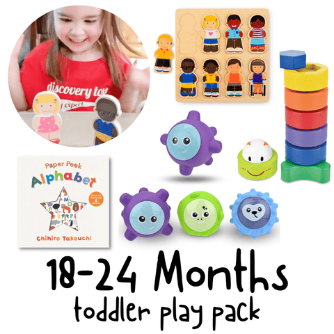 18-24 MONTHS TODDLER PLAY PACK - 1st or 2nd BIRTHDAY GIFT SET - Discovery Toys