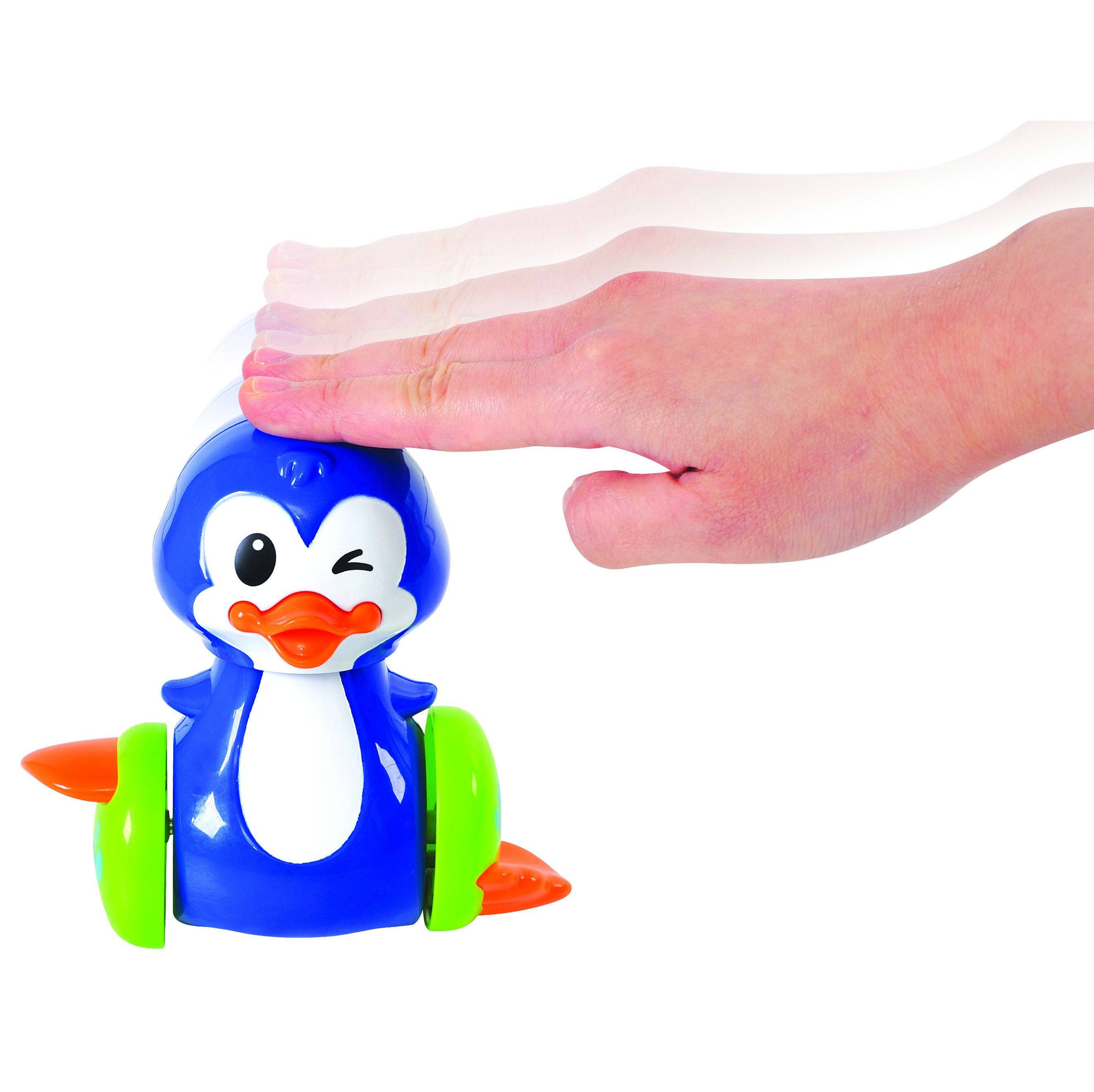 PRESS 'N SCOOT PENGUIN Press & Go Toddler Educational Toy - Discovery Toys