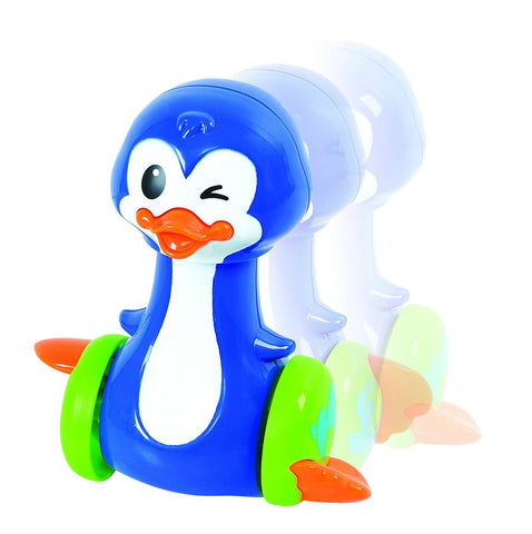 PRESS 'N SCOOT PENGUIN Press & Go Toy - Discovery Toys