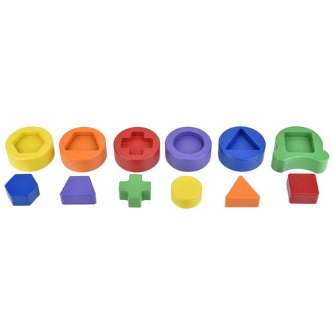 CATERPILLAR SORT AND STACK Montessori Wood Shape Sorter Toy - Discovery Toys