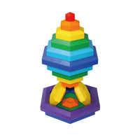 HEXACUS DELUXE Stacking Design Construction Toy Set - Discovery Toys