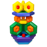 HEXACUS DELUXE Stacking Design Construction Toy  Set - Discovery Toys