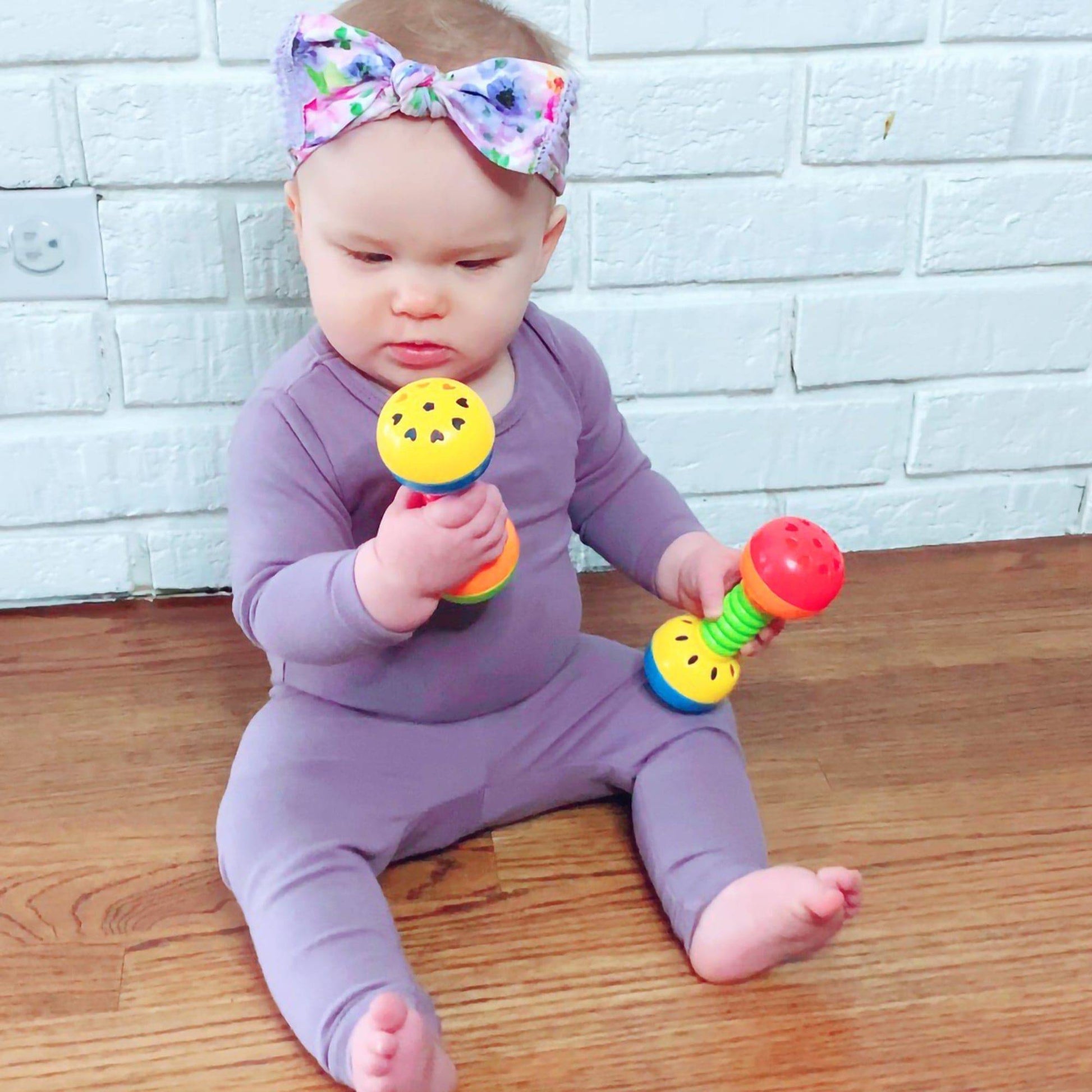 BABY BARBELLS Newborn Infant Rattle Set - Discovery Toys