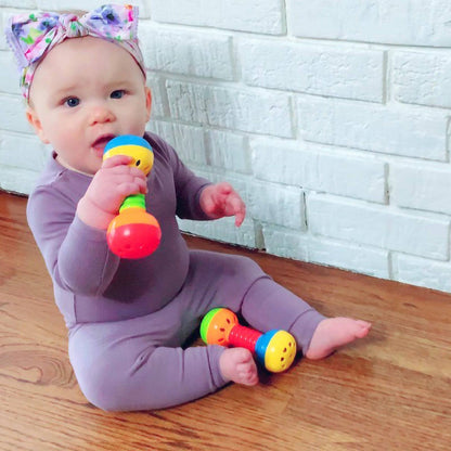 BABY BARBELLS Newborn Infant Rattle Set - Discovery Toys