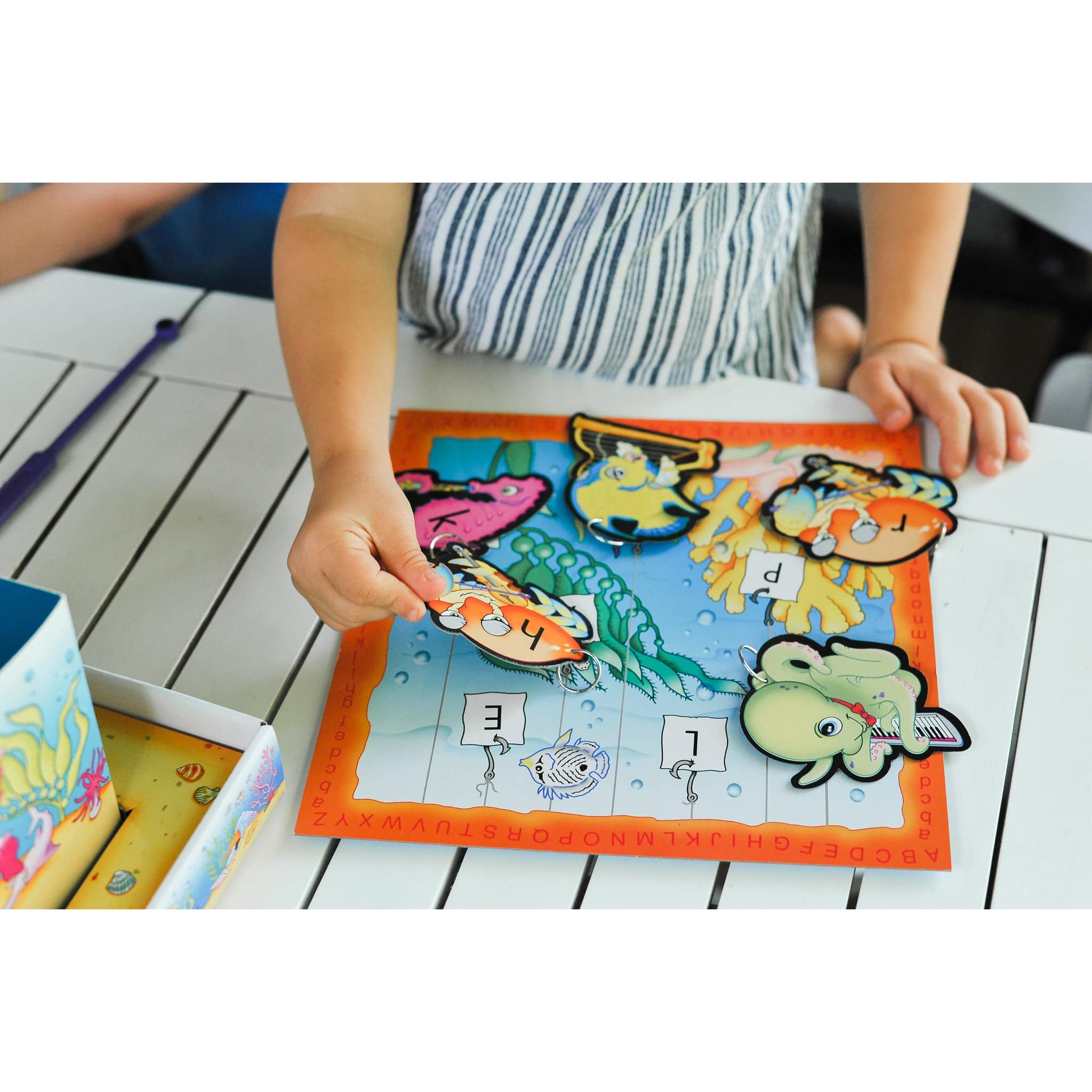 AB SEAS Magnetic Alphabet ABC Letter Fishing Game - Discovery Toys