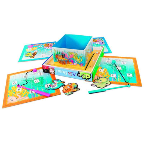 AB SEAS Magnetic Alphabet ABC Letter Fishing Game - Discovery Toys
