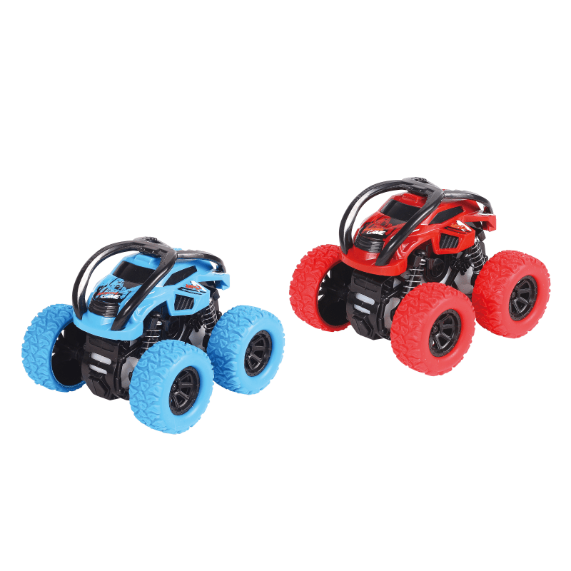 TUMBLE TRUCKS Friction Stunt Car Toy 2-Pack - Discovery Toys