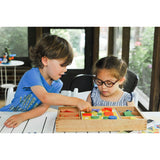 PLAYFUL PATTERNS Montessori Wood Shapes Puzzle Set