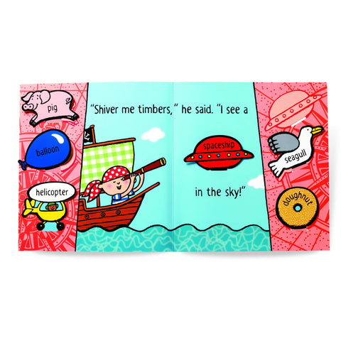 AHOY, PIRATE PETE Change-a-Story Book - Discovery Toys