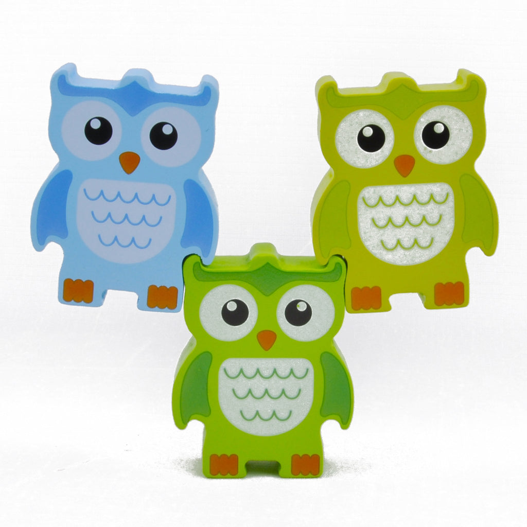 STACKING OWLS Wood Balance Challenge Discovery Toys