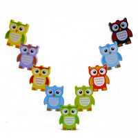 STACKING OWLS Wood Stacking Toy Challenge - Discovery Toys