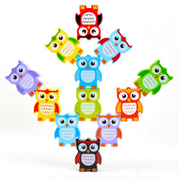 STACKING OWLS Wood Stacking Toy Challenge - Discovery Toys
