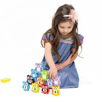 STACKING OWLS Wood Balance Toy Stacking Challenge - Discovery Toys