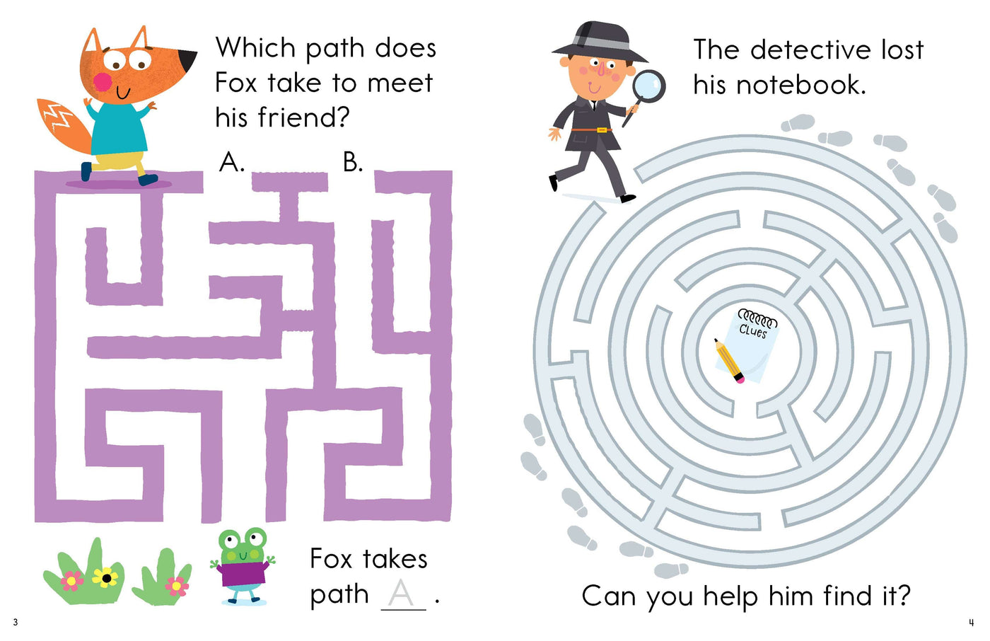 FIRST FUN: MAZES for Kids - Puzzle Activity Book for Preschool - Discovery Toys