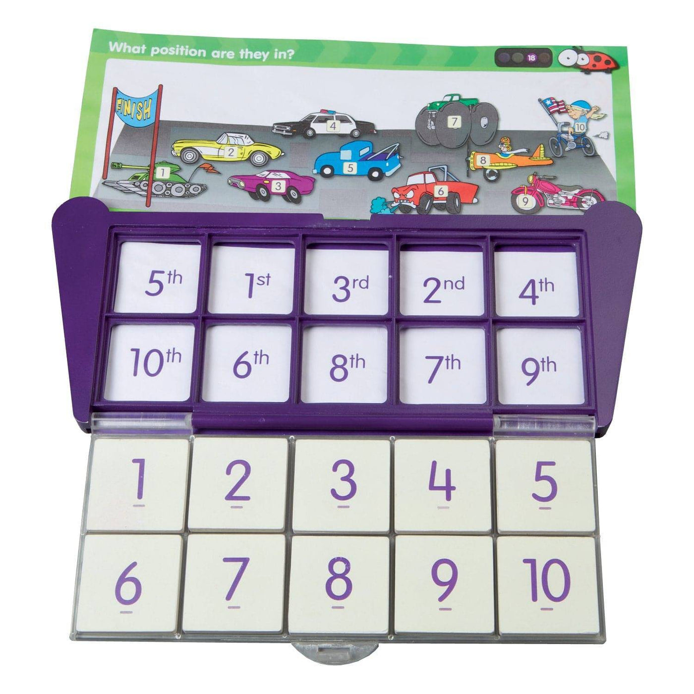 THINK IT THROUGH Self Correcting Learning System Tiles Case - Discovery Toys