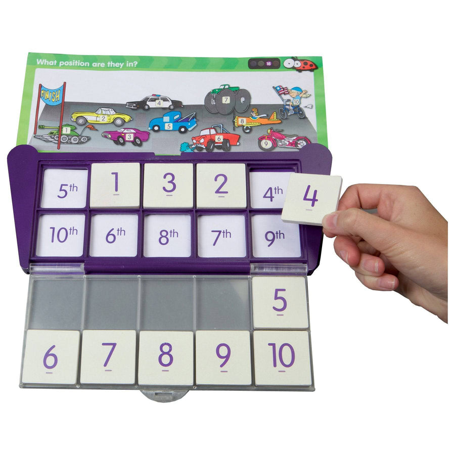 THINK IT THROUGH Self Correcting Learning System Tiles Case - Discovery Toys