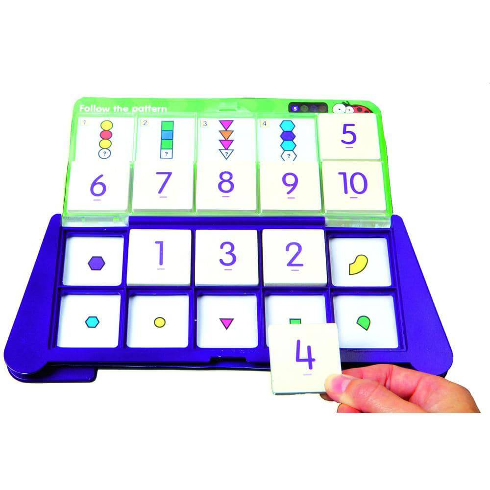 THINK IT THROUGH Self Correcting Learning System Tiles Case - Discovery Toys