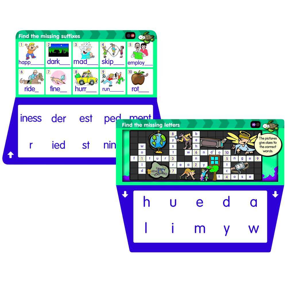 THINK IT THROUGH Self-Correcting Learning System Tiles SPELLING Set - Discovery Toys