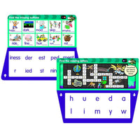 THINK IT THROUGH Self-Correcting Learning System Tiles SPELLING Set - Discovery Toys