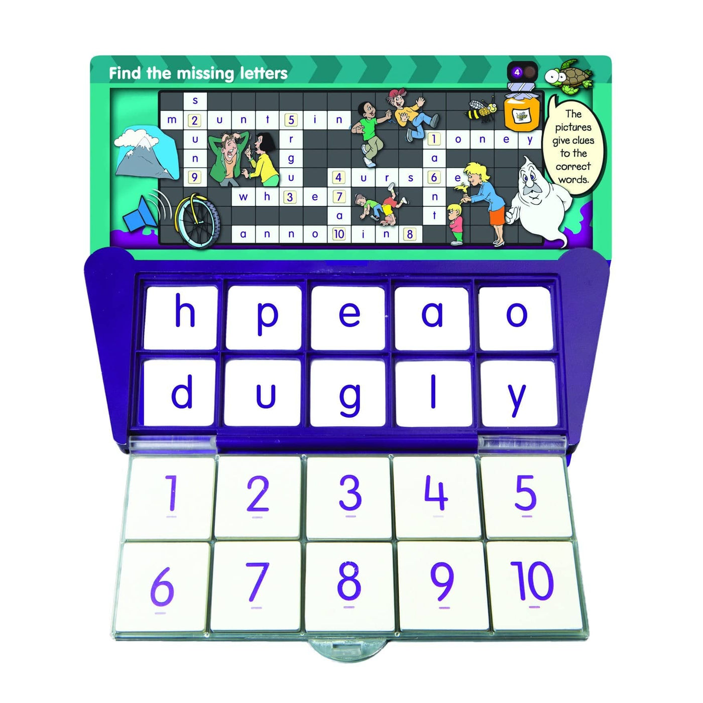 THINK IT THROUGH Self-Correcting Learning System Tiles SPELLING Set - Discovery Toys