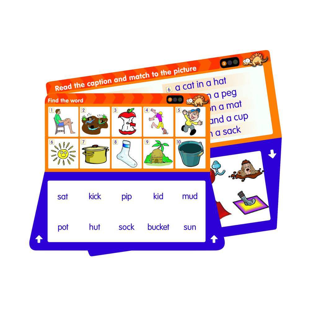 THINK IT THROUGH Self-Correcting Learning System Tiles READING Set - Discovery Toys