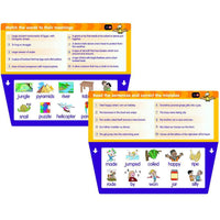 THINK IT THROUGH Self-Correcting Learning System Tiles READING Set - Discovery Toys