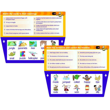 THINK IT THROUGH Self-Correcting Learning System Tiles READING Set - Discovery Toys