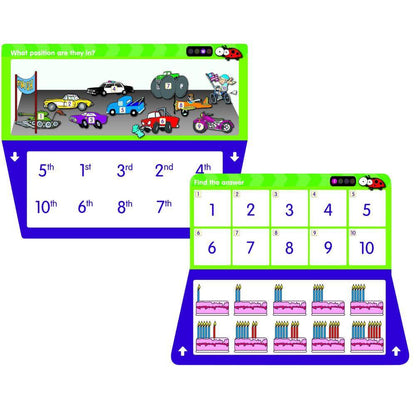 THINK IT THROUGH Self-Correcting Learning System Tiles MATH 1 Set - Discovery Toys