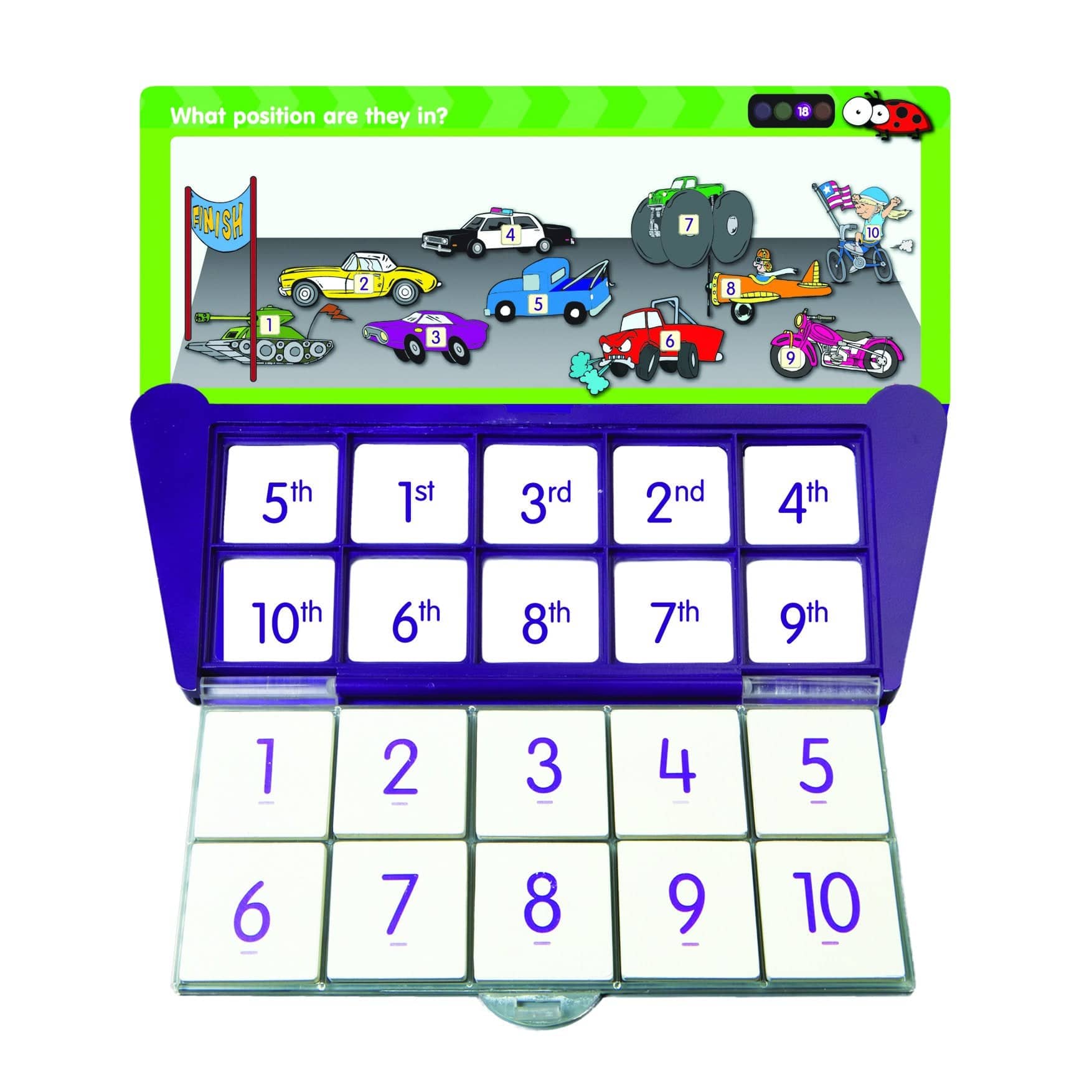 THINK IT THROUGH Self-Correcting Learning System Tiles MATH 1 Set - Discovery Toys