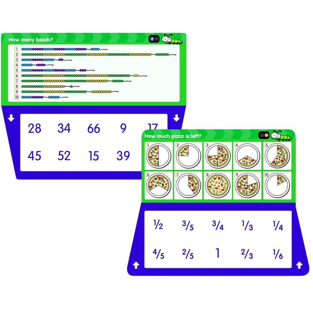 THINK IT THROUGH Self-Correcting Learning System Tiles MATH 1 Set - Discovery Toys