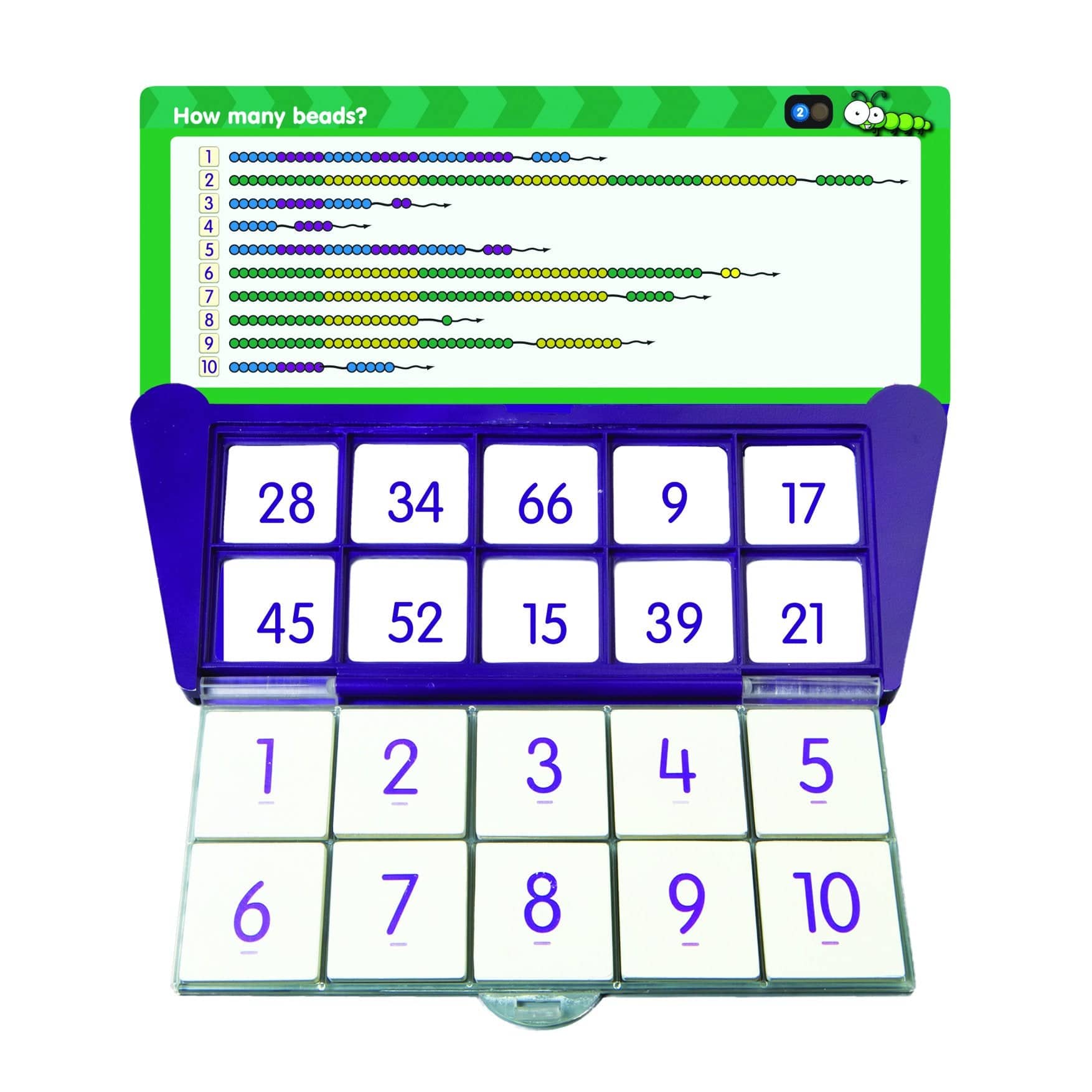 THINK IT THROUGH Self-Correcting Learning System Tiles MATH 1 Set - Discovery Toys